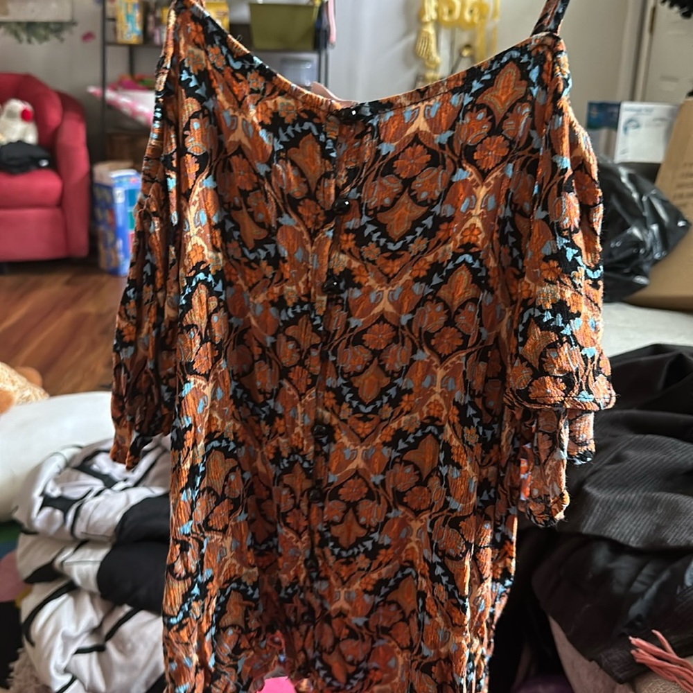 Cute multi colored print Top